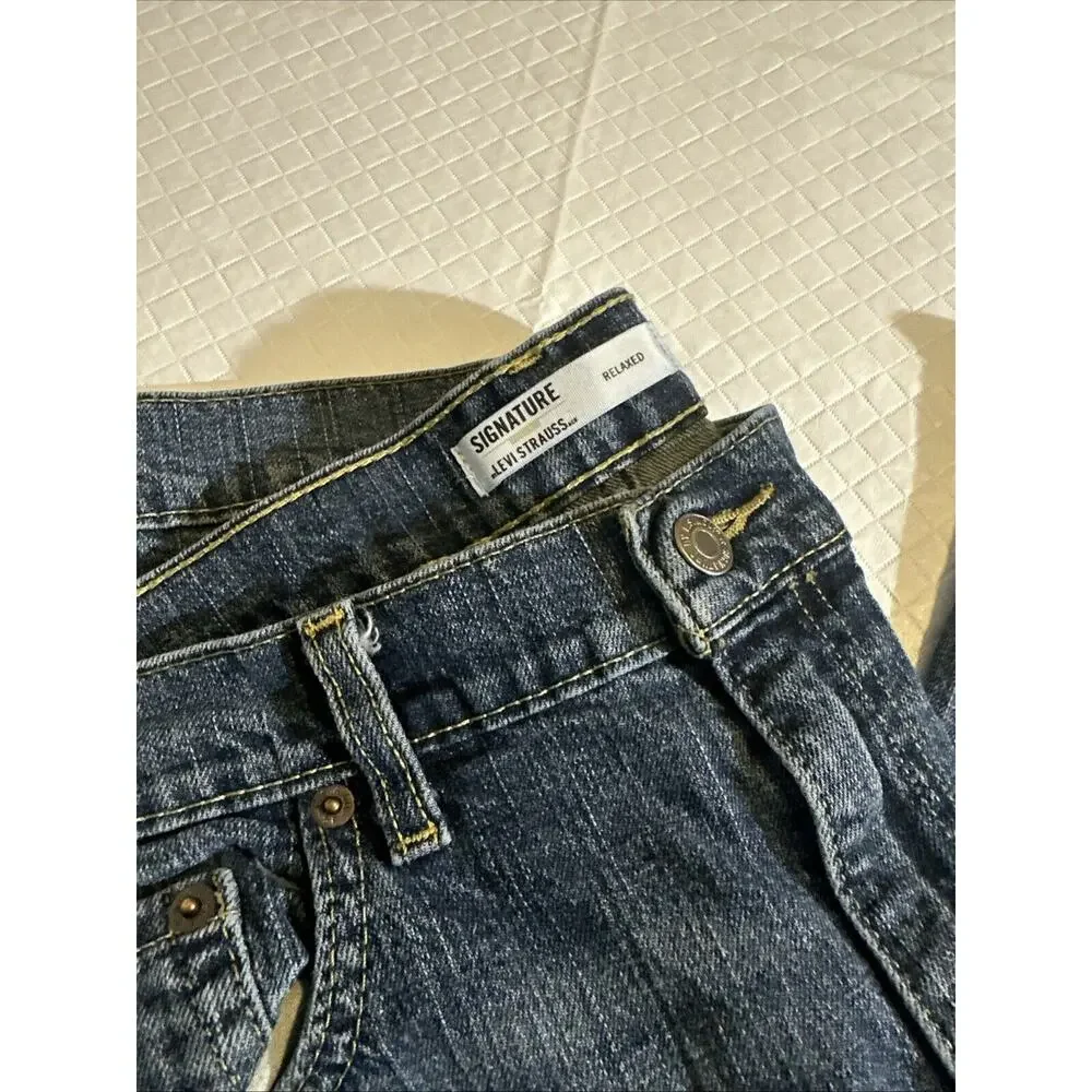 Levi's Jeans Men's‎ Relaxed Fit 36x30 Signature Strauss Blue Denim Cotton